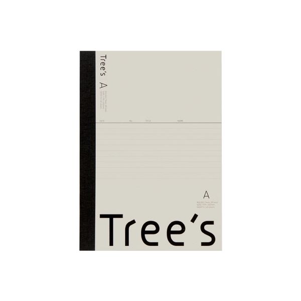日本ノート Trees　Ｂ５　Ａ罫　４０枚　クリーム UTR4AC 1冊（直送品）