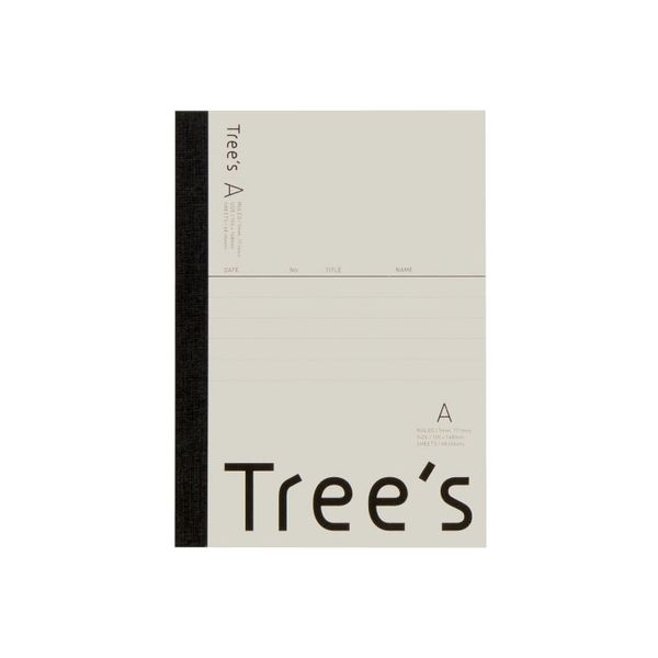 日本ノート Trees　Ａ６　Ａ罫　４８枚　クリーム UTRAA6C 1冊（直送品）