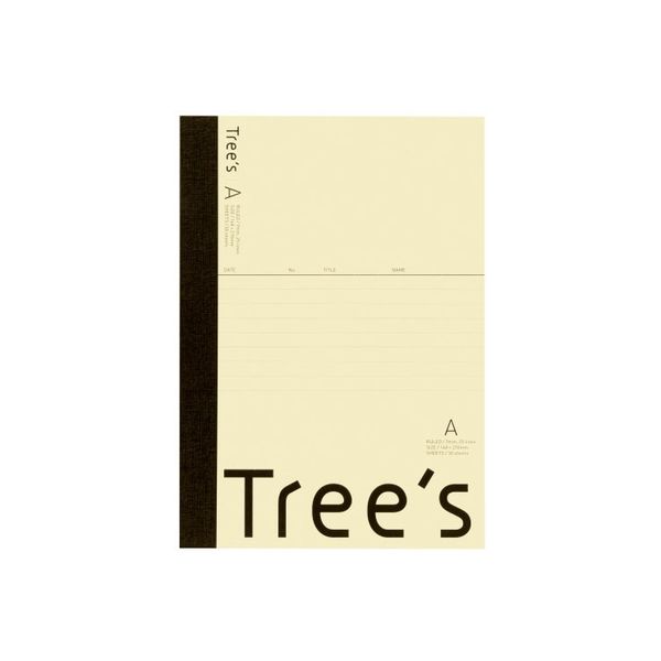 日本ノート Trees　Ａ５　Ａ罫　３０枚　クリーム UTRAA5C 1冊（直送品）