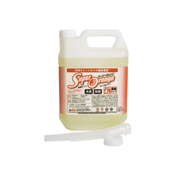 UYEKI スーパーオレンジ消臭除菌泡タイプ 詰替 4L　1本（直送品）