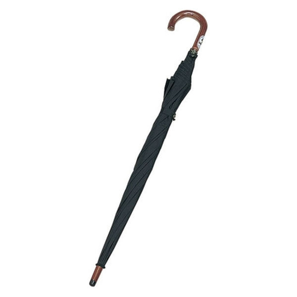 ハピラ 長傘ロングワンタッチ H-713BK 黒　1本（直送品）