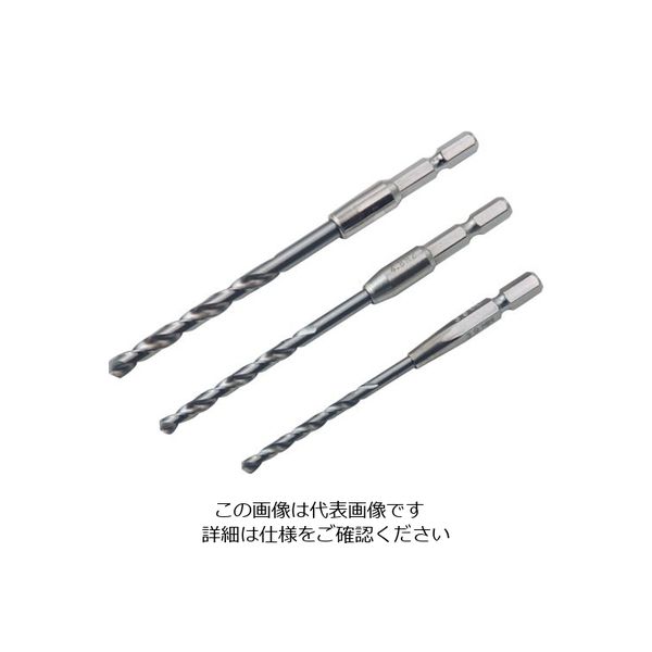 ライト精機 スーパー 六角軸鉄工ドリル 2.5mm (1本入) 092183 1袋(1本) 123-3823（直送品）