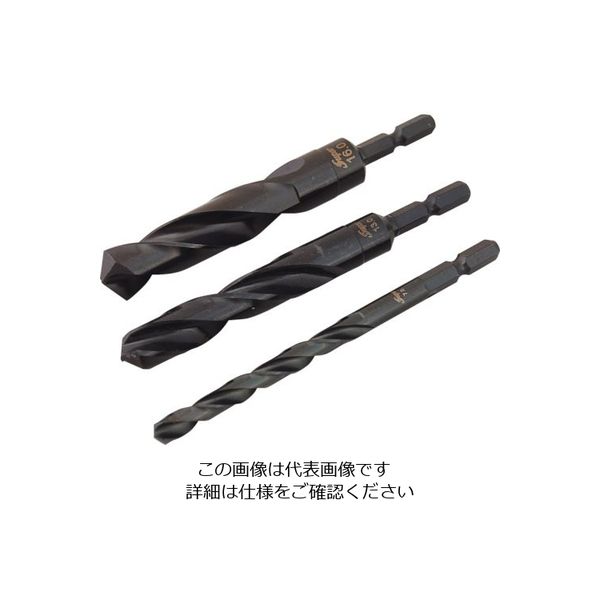 ライト精機 スーパー 六角軸鉄工ドリル 9.0mm 080807 1本 123-3775（直送品）