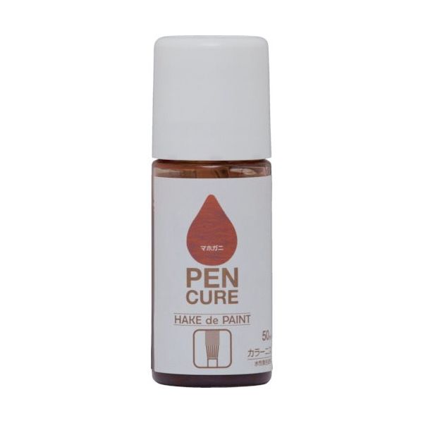 ニッペホームプロダクツ ニッぺ ペンキュア HAKE de PAINT カラーニス 50ml マホガニ 190K033 1本（直送品）