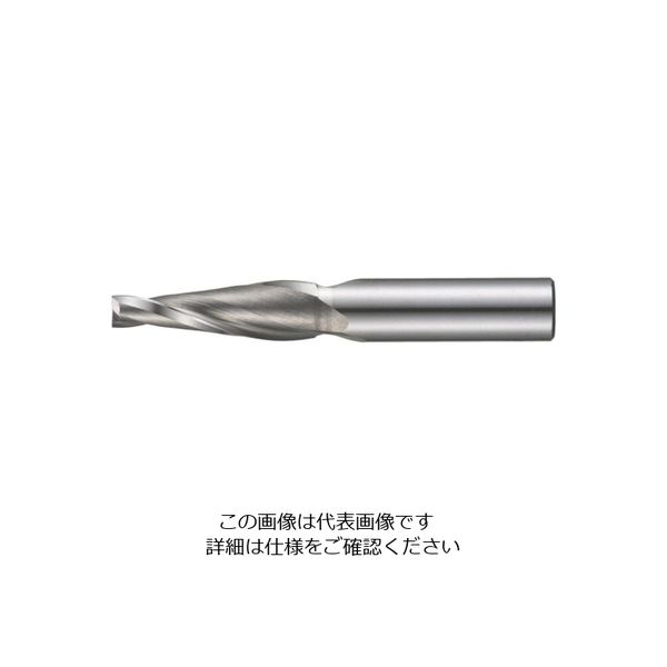フクダ精工 FKD テーパーエンドミル2枚刃0.5°×10 2TE-0.5X10 1本 810-0250（直送品）