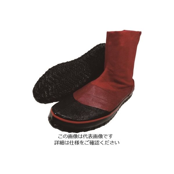 日進ゴム 日進 はたけ足袋 #708 エンジ S 708E-S 1足 162-6848（直送品）