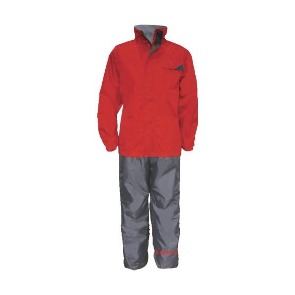 トオケミ ハイブリッドレインスーツ レッド3L 7770-RD-3L 1枚 855-0270（直送品）