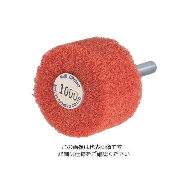 ミユキ産業 ミユキ ブライトミニ 40X25X6 1000# BM40252-1000 1セット(5個) 828-4494（直送品）