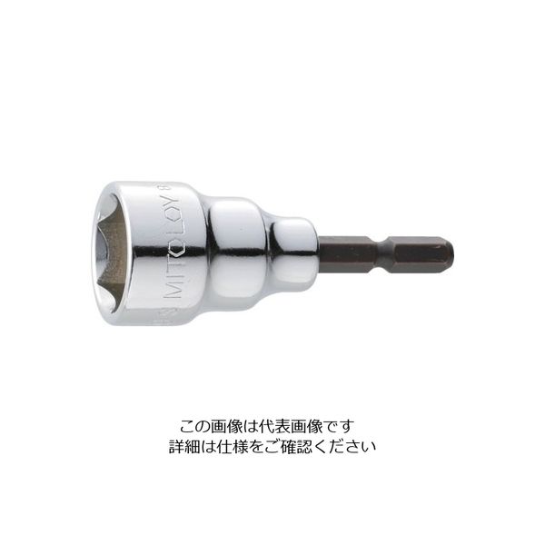 水戸工機 ミトロイ ビットソケット ハイパー ショート 19mm(ハンガー) EH-19S-H 1本 817-5372（直送品）