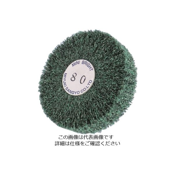 ミユキ産業 ミユキ ブライトミニ 100X25X6 80# BM100251-80 1セット(5個) 828-4483（直送品）