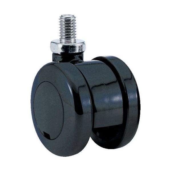 東海キャスター 東海 分解リサイクル ナイロン車輪 50径 許容荷重60kgf 黒 E50N12P1.25L-14 1個 132-8279（直送品）