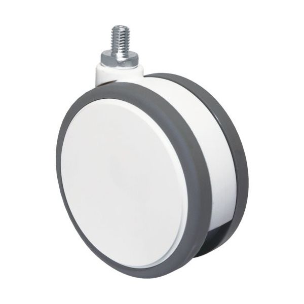 東海キャスター 東海 デザインキャスター ホワイト100径 FW100N12P1.25L-14 1個 119-3920（直送品）