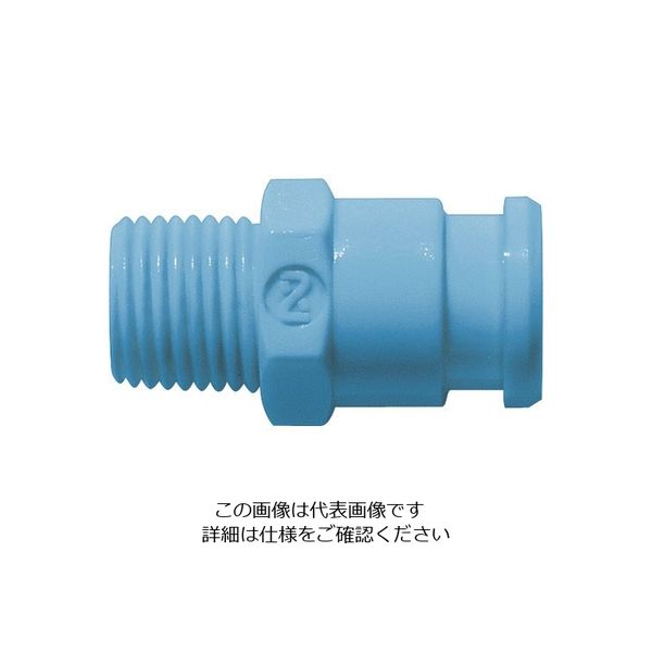 日東工器 日東 キューブカプラ相手側取付サイズRc1/8(65202) SPC-10PM-BLU POM NBR 1個 129-2316（直送品）