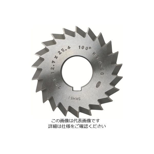 フクダ精工 FKD ダブルアングルカッター110°×75×13×25.4 WAC-110X75X13X25.4 1枚 810-4826（直送品）