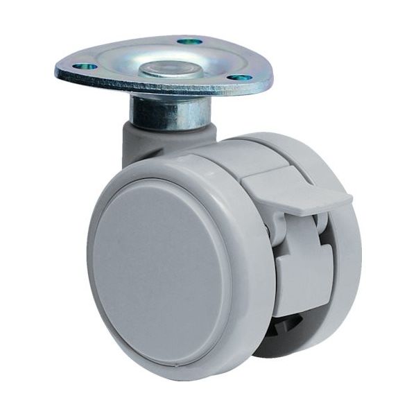 東海キャスター 東海 デザインキャスター ライトグレー50径 許容荷重60kgf TF50S 1個 132-8237（直送品）