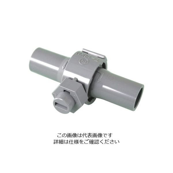 東栄管機 トーエー TS継手 TSKウォールミストカドウ ヒラガタ グレー T-13KN(HH) 1個 858-7613（直送品）