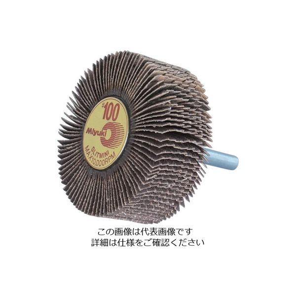 ミユキ産業 ミユキ スリットミニ 60X25X6 100# SM6025-100 1セット(5個) 828-4970（直送品）