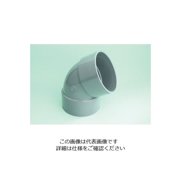 東栄管機 トーエー VU継手 60°エルボ 150 VU60L150 1個 857-9157（直送品）