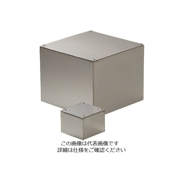 未来工業 未来 ステンレスプールボックス(平蓋) SUP-2525E 1個 204-8254（直送品）