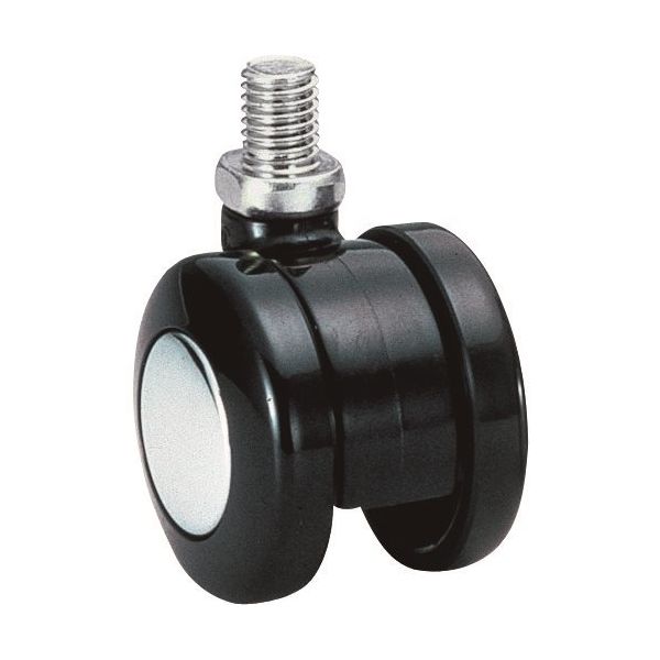 東海キャスター 東海 ナイロン車輪 75径 許容荷重170kgf 黒 TY75N12L-22 1個 133-1383（直送品）