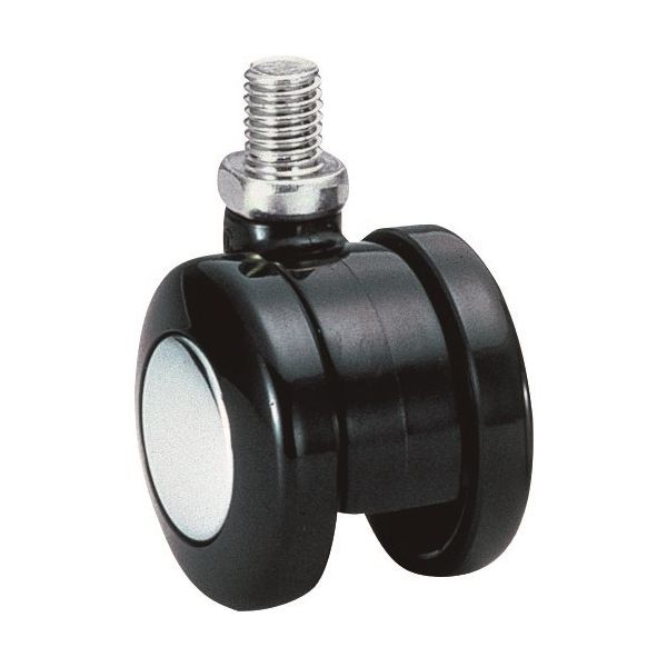 東海キャスター 東海 ナイロン車輪 75径 許容荷重170kgf 黒 TY75N16SL-25 1個 132-8257（直送品）