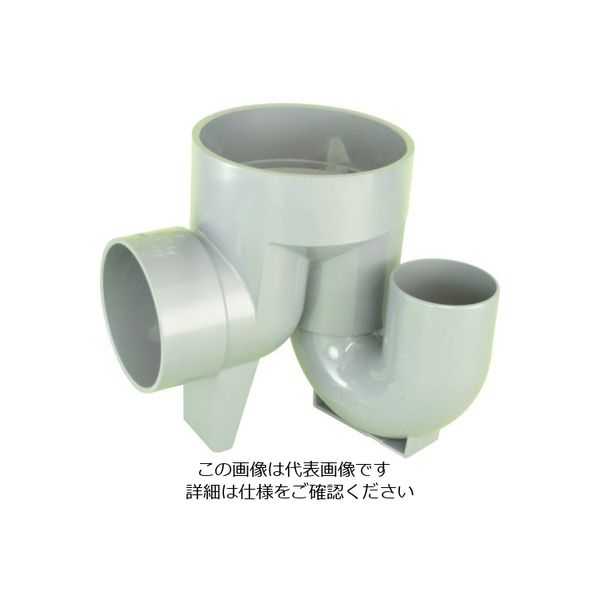 東栄管機 トーエー VU継手 宅内マス UTK 100×75 150 TSKUTK100-75-150 1個 825-2901（直送品）