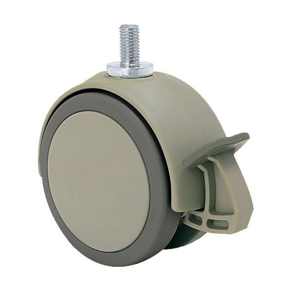 東海キャスター 東海 ベアリング入り エラストマー車輪 100径 NA100KN16SL-25 1個 119-3320（直送品）