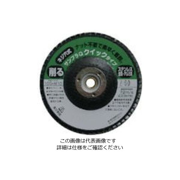 富士製砥 富士 ディスクペーパーサンプラQ 100XM10 Z60 SDQZ60 1セット(10枚) 732-4723（直送品）