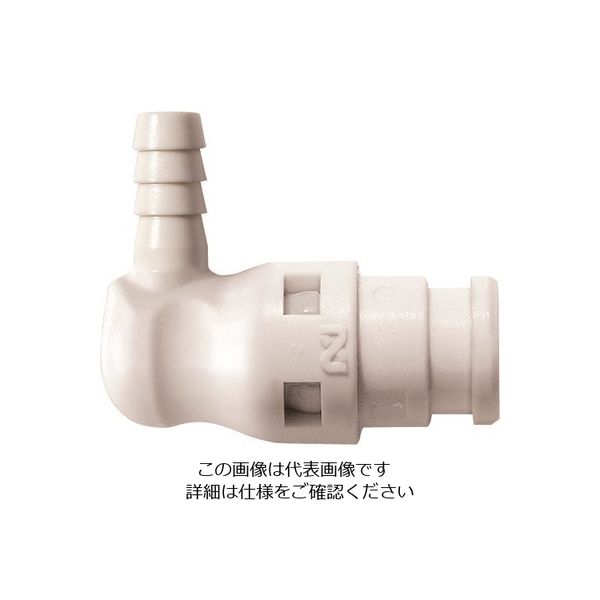 日東工器 日東 キューブカプラ相手側取付サイズ内径φ4チューブ SPC-04PHL-IVR POM 1個 128-9172（直送品）