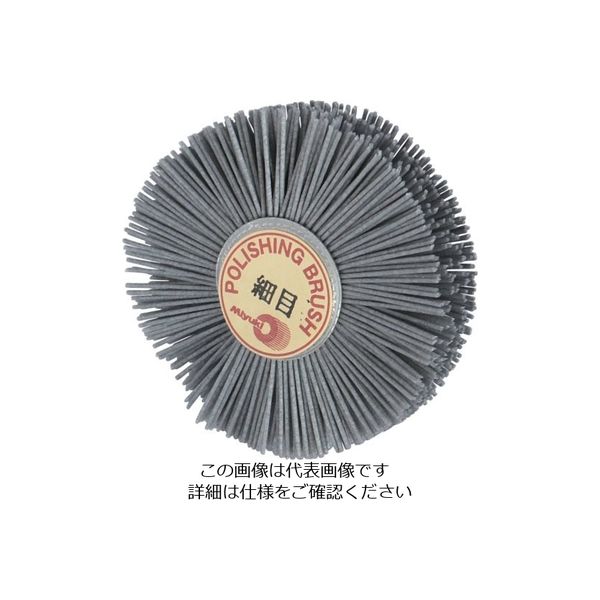 ミユキ産業 ミユキ ポリッシングブラシ 60X20X6 細目 PB6020-240 1セット(5個) 828-4919（直送品）