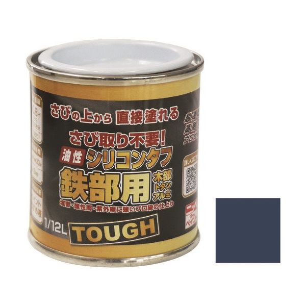 ニッペホームプロダクツ ニッぺ 油性シリコンタフ 1/12L ブルー HYS111ー1/12 4976124218903 1缶（直送品）