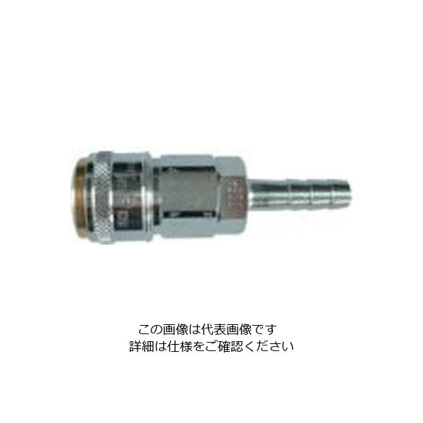 八興販売 ハッコウ ワンタッチカップリングソケット 1/4ホース用 K22-SH 1個 814-6221（直送品）