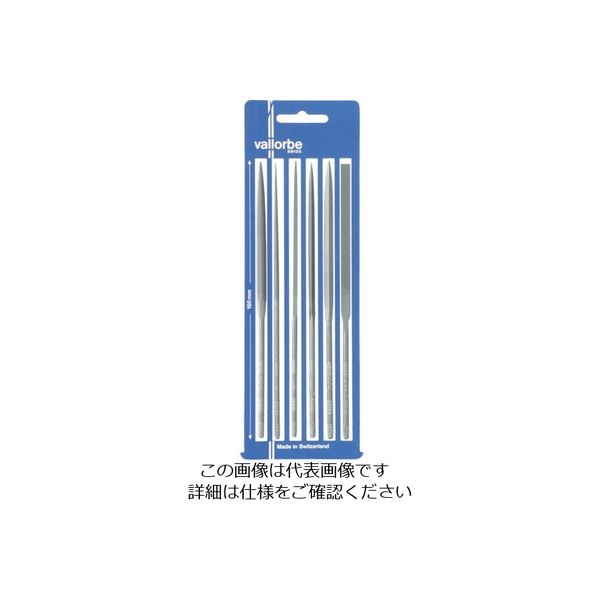 ツボサン バローベ 精密ヤスリ 6種セット 160mm #0 LA2453-0 1組(6本) 852-8382（直送品） 10,121円