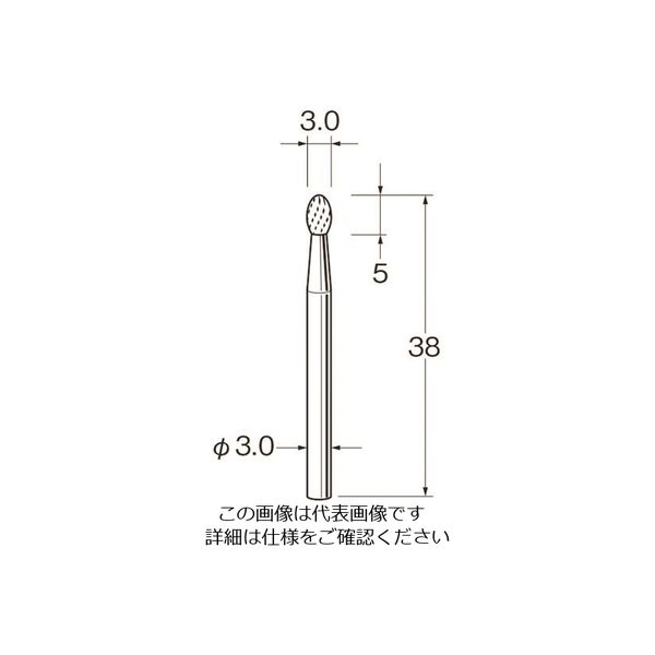 日本精密機械工作 リューター チタンアルミナコーティング超硬カッター K8019 1袋 168-4466（直送品）