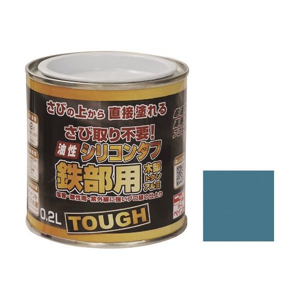 ニッペホームプロダクツ ニッぺ 油性シリコンタフ 0.2L スカイブルー HYS110ー0.2 4976124218811 1缶（直送品）