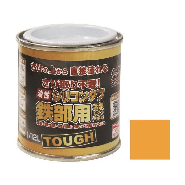 ニッペホームプロダクツ ニッぺ 油性シリコンタフ 1/12L イエロー HYS104ー1/12 4976124218200 1缶（直送品）