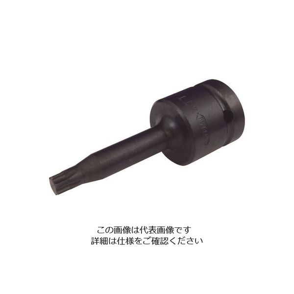 近江精機 近江 差込四角12.7 ヘクスウェーブソケット T40 全長100 OS4T-T40-100 1本 129-5229（直送品）