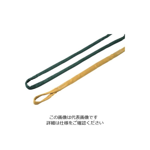 明大 ロックスリング ソフター 2T（緑）×1.5m N 2TX1.5 1本 851-9056（直送品）