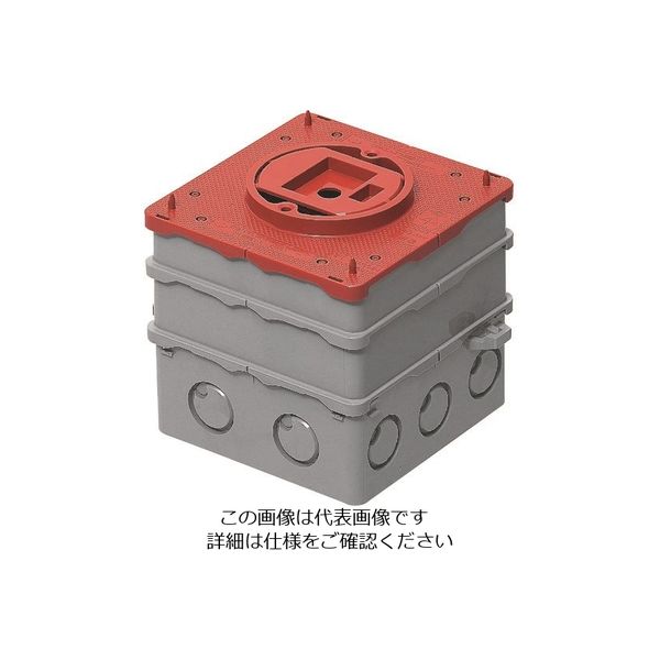 未来工業 未来 四角PCボックス 4CBL-1175AN 1個 198-4306（直送品）