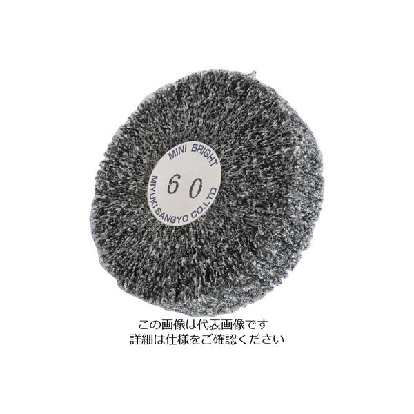 ミユキ産業 ミユキ ブライトミニ 100X25X6 60# BM100251-60 1セット(5個) 828-4482（直送品）