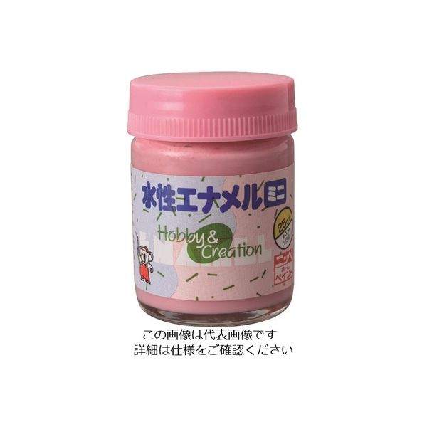 ニッペホームプロダクツ ニッぺ 水性エナメルミニ 25ml ピンク HSB007ー25 HSB007-25 1個 157-8507（直送品）