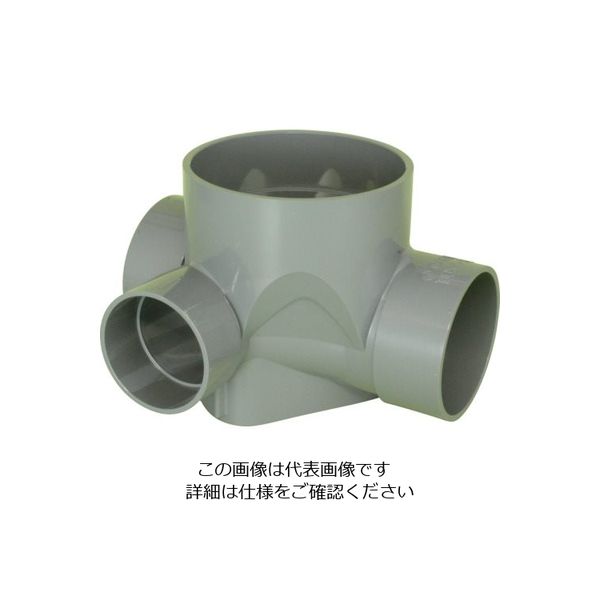 東栄管機 トーエー VU継手 宅内マス 90Y 左 100 150 TSK90YL100-150 1個 825-2946（直送品）