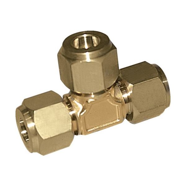 フローバル FLOBAL 冷媒フレアージョイント チーズN付 07201175 T-6 N 1個 820-6389（直送品）