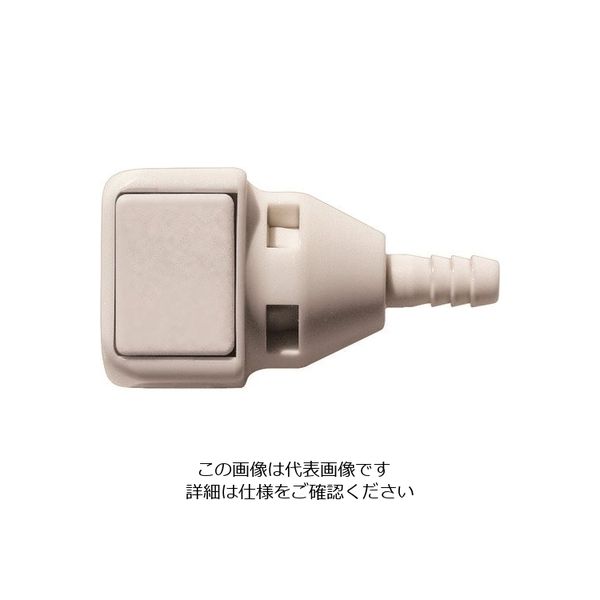 日東工器 日東 キューブカプラ相手側取付サイズ内径φ4チューブ(65184) SPC-04SH-VL-IVR POM 1個 128-7577（直送品）