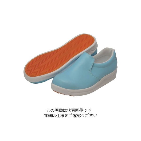 日進ゴム 日進 耐滑厨房シューズ ブルー 30.0cm V5000BL-30.0 1足 134-1687（直送品）