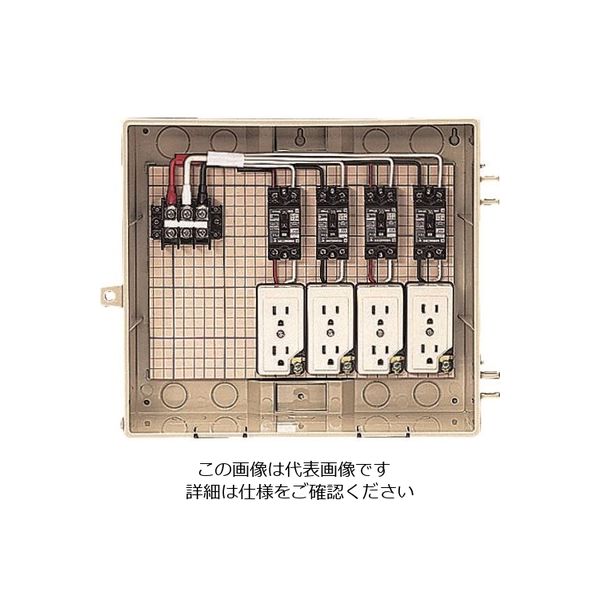 未来工業 未来 屋外電力用仮設ボックス C13-4CTBT 1個 205-0845（直送品）