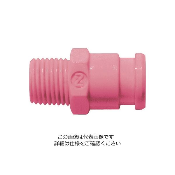 日東工器 日東 キューブカプラ相手側取付サイズRc1/8(65281) SPC-10PM-VL-PNK POM 1個 128-7598（直送品）