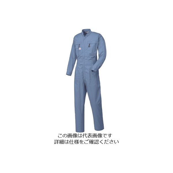 山田辰 AUTOーBI 春・夏用つなぎ服 5Lサイズ スカイブルー 5700-SB-5L 1着 137-0904（直送品） 9,550円