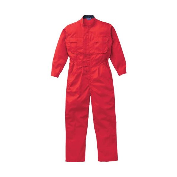 山田辰 AUTOーBI つなぎ服50000ー005レッドー5L 50000-005-5L 1着 824-6066（直送品）