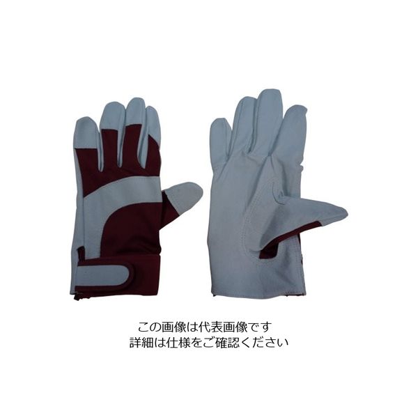 中部物産貿易 ホーケン プロワーク 豚皮甲メリMG Bー266RD LL B-266RD-LL 1セット(10双) 820-6513（直送品）